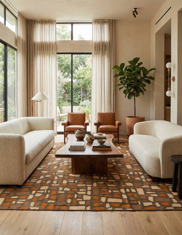 Detail image of 8' 3 x 10' 1  Hand Woven Kilim Modern Rug