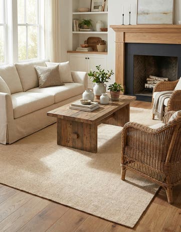 5' 1 x 8' Hand Woven Jill Zarin English Manor Wool Rug