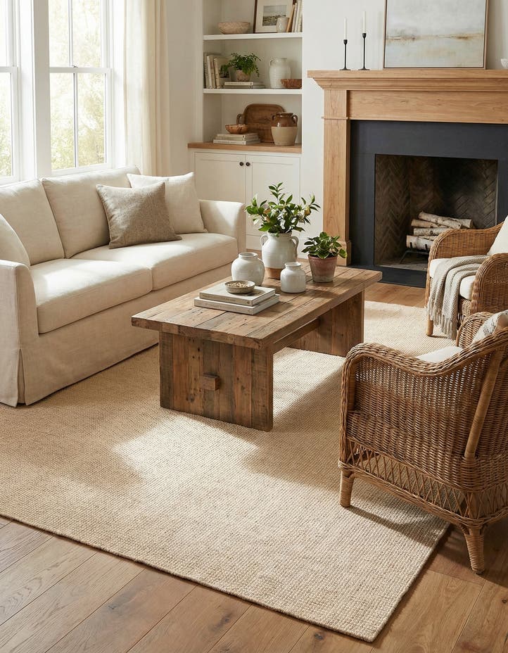 5' 1 x 8' Hand Woven Jill Zarin English Mano...