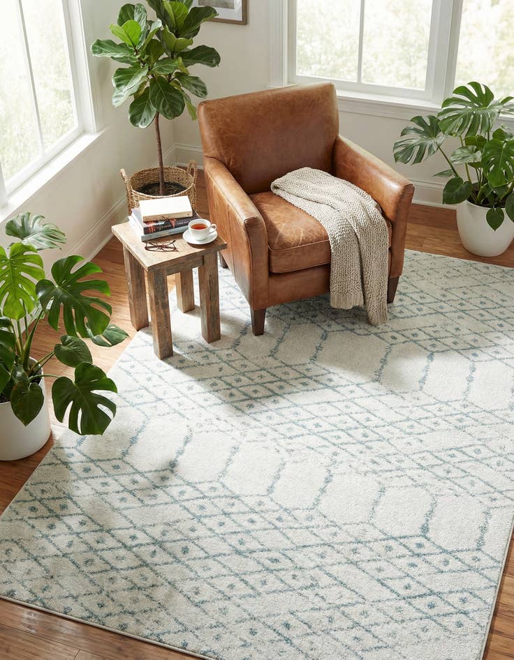 Detail image of 7' 10 x 10' Paxon Trellis Rug