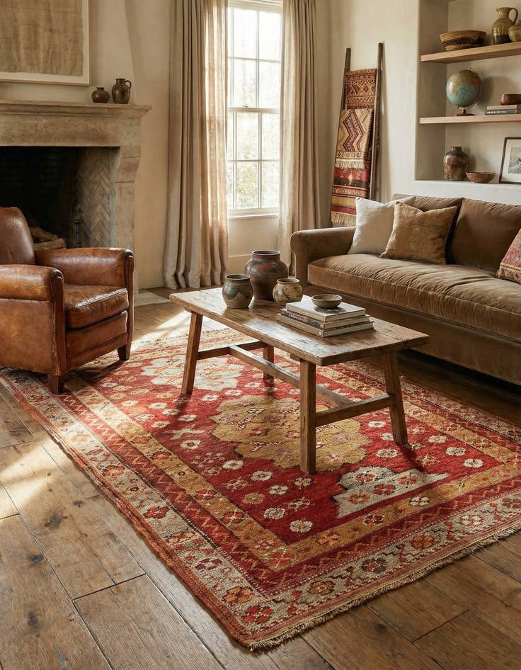 Detail image of  3' 3 x 4' 3 Yuruk Rug