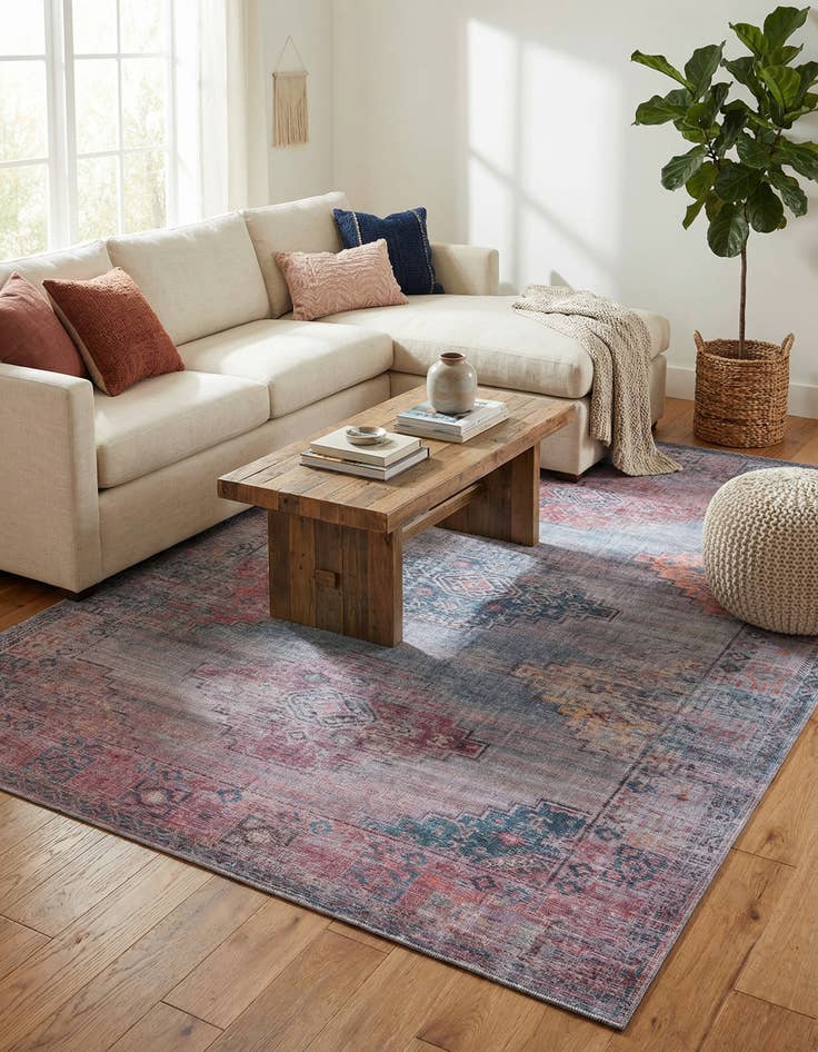 Detail image of 9' 2 x 12'  Washable Sisu Rug