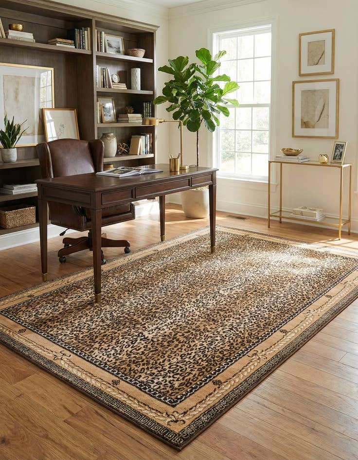 Detail image of 6' 1 x 9' Safari Rug