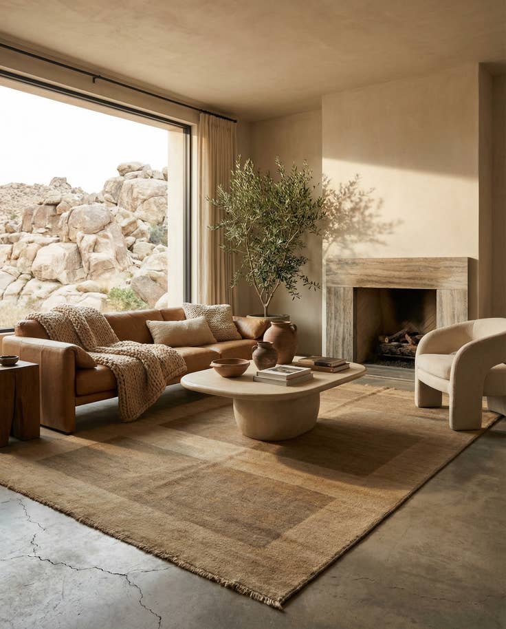 Detail image of 5' x 8' 1 Hand Knotted Modern Ziegler Wool Rug