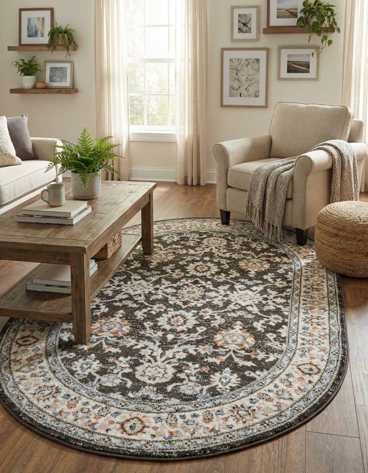 Detail image of 4' x 6' Charlotte Oval Rug