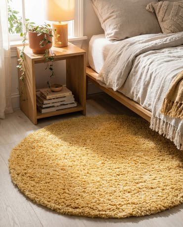  2' x 2' Zermatt Shag Round Rug