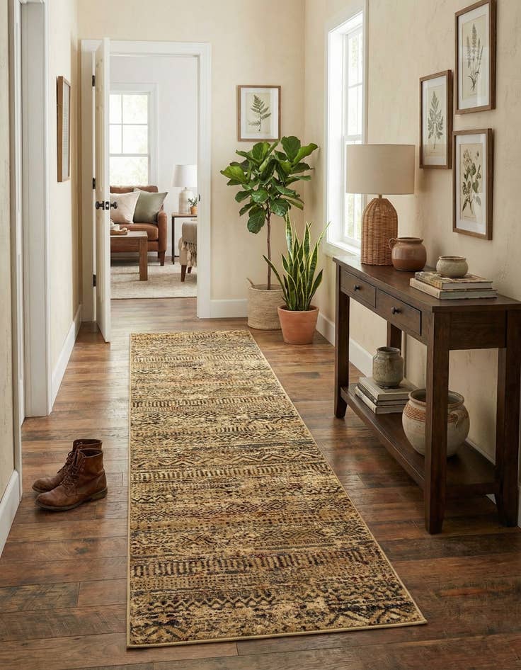 Detail image of  2' 7 x 10' Saturn Runner Rug