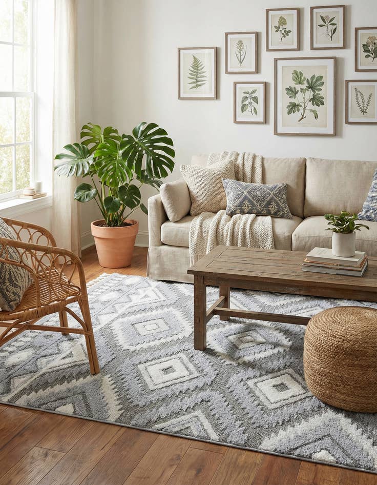 Detail image of  7' 10 x 10' Boho Rug