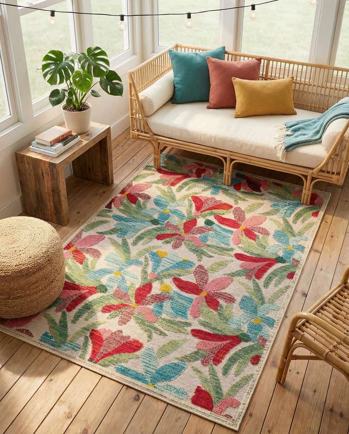 5' x 7' Easy-Clean Casablanca Indoor / Outdoor Rug
