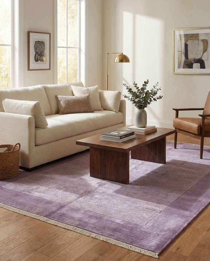 Detail image of 5' 7 x 7' 10 Hand Knotted Darya Wool Rug