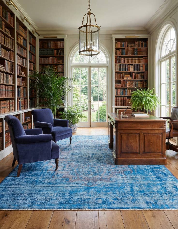 Detail image of 10' 1 x 14' Vintage Royal Wool Rug