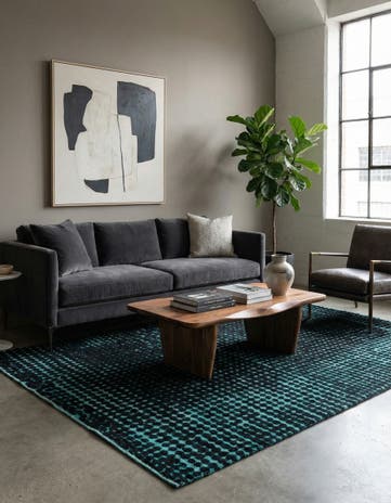 5' 5 x 8' 4 Hand Knotted Darya Wool Rug