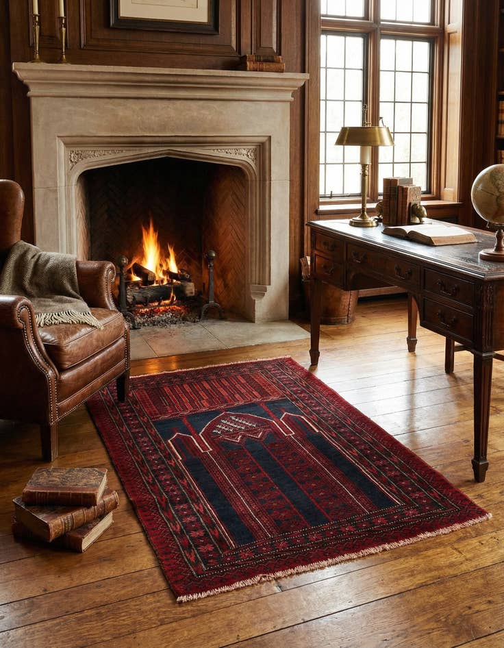 Detail image of 2' 10 x 4' 4 Beloutsch Rug