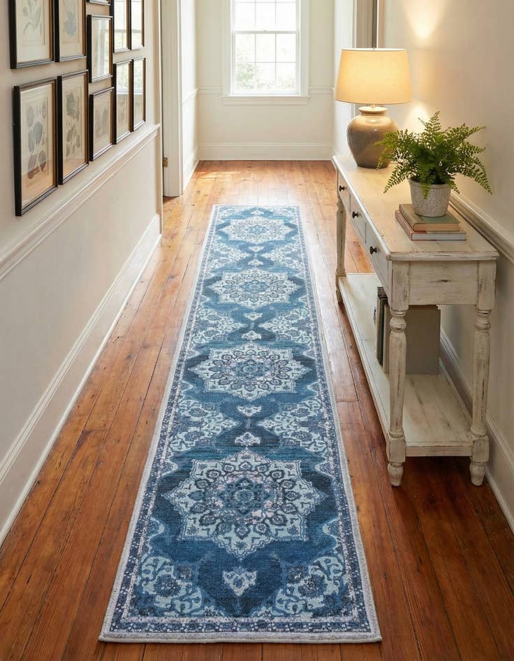 Detail image of  2' x 13'  Washable Francesca Runner Rug