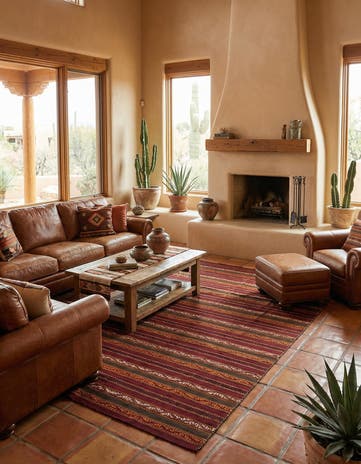 6' 2 x 10' 9 Hand Woven Kilim Fars Wool Rug