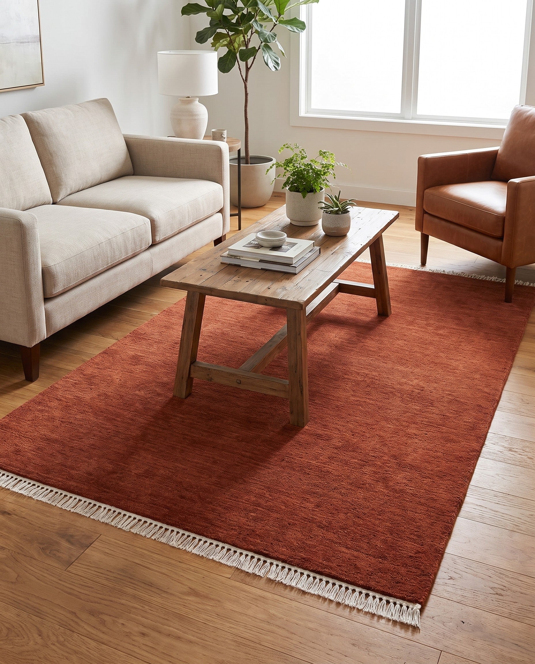 4' 1 x 6' Hand Knotted Ziegler Modern Rug