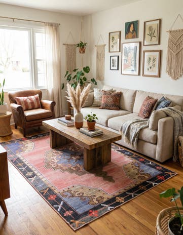 5' x 8' Washable Timeless Rug