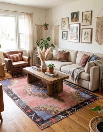 5' x 8' Washable Timeless Rug