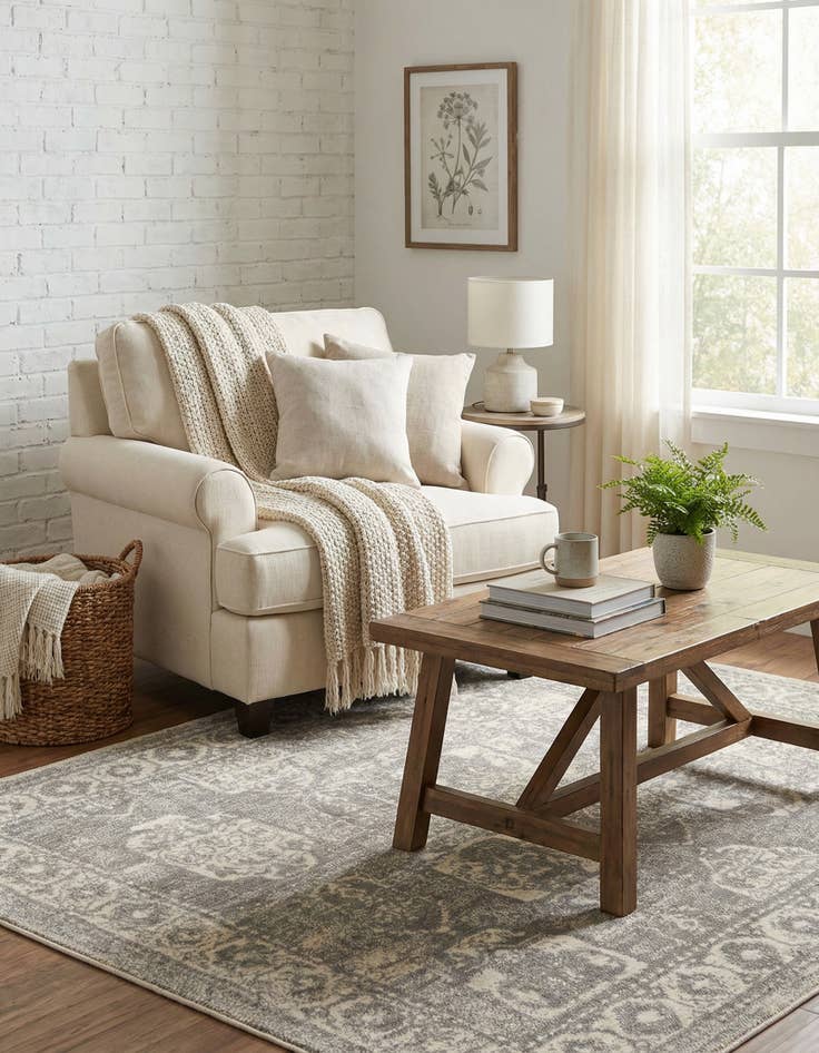 Detail image of 4' x 4' Lola Square Rug