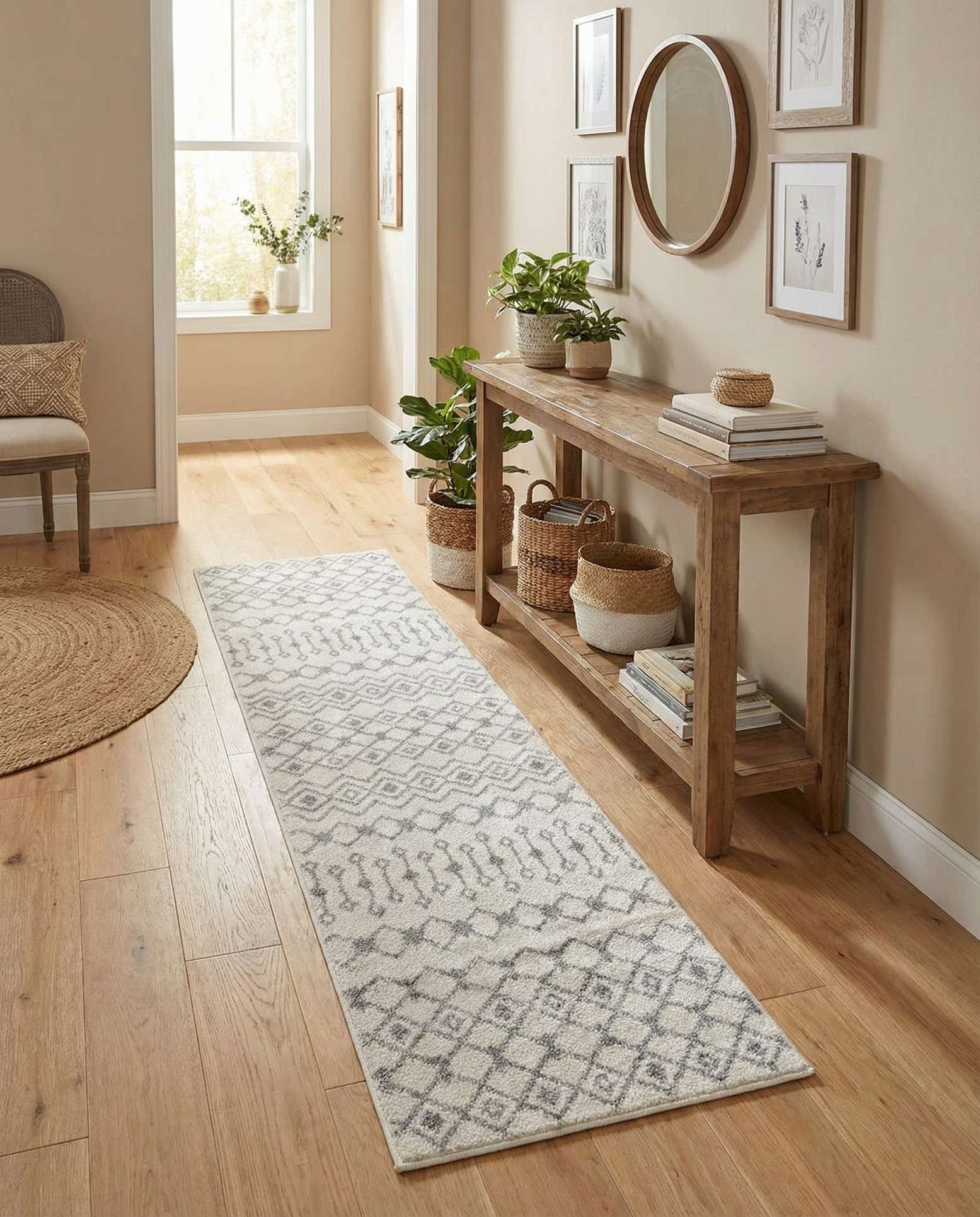 2' x 8' Moroccan Trellis Runner Rug