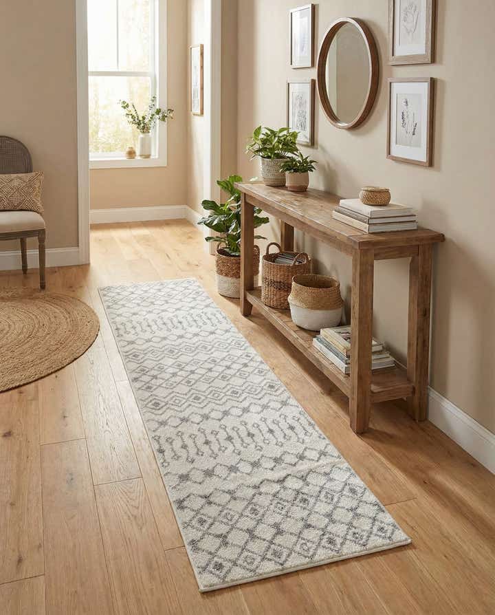 2' x 8' Moroccan Trellis Runner Rug