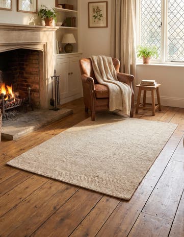4' 1 x 6' 1 Hand Woven Jill Zarin English Manor Wool Rug