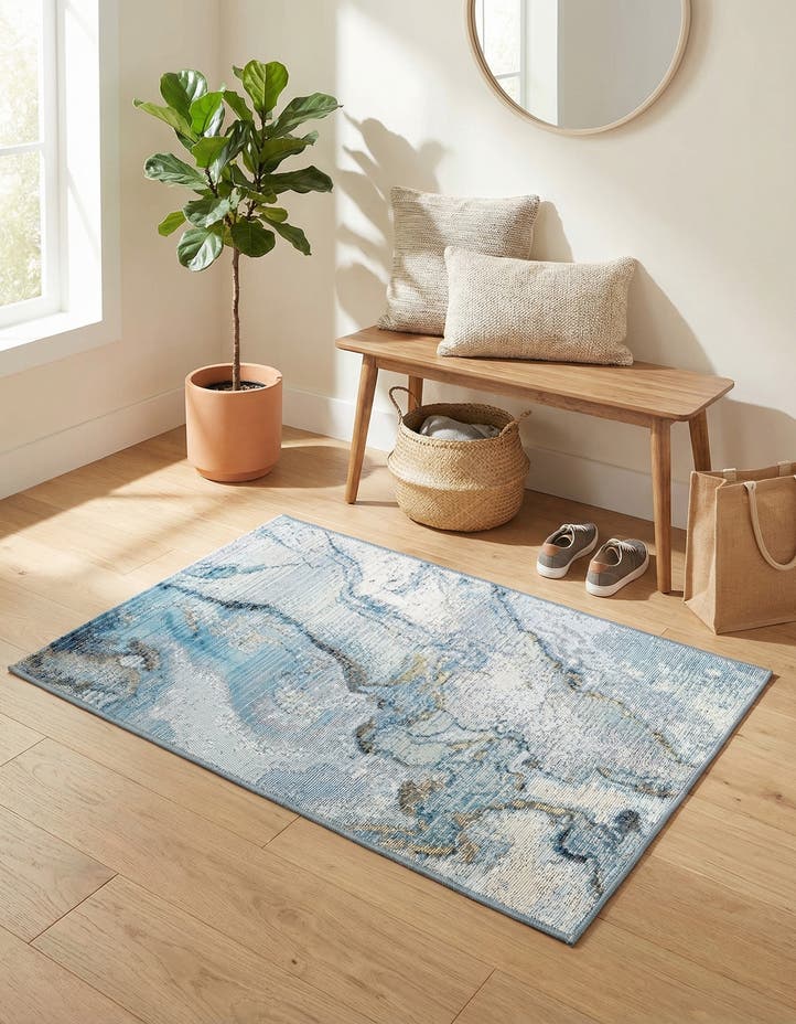 2' x 3' Easy-Clean Modern Indoor / Outdoor...