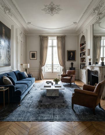 9' 9 x 13' 4 Vintage Royal Wool Rug