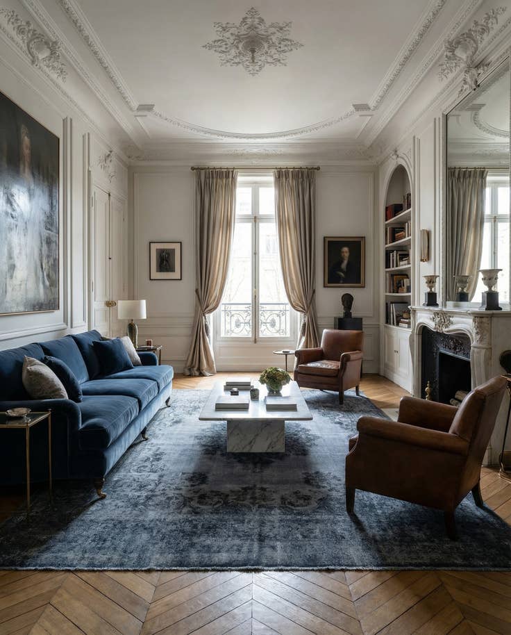 Detail image of 9' 9 x 13' 4 Vintage Royal Wool Rug