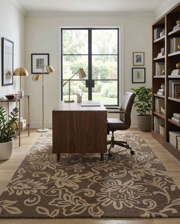 5' x 8' Agra Wool Rug