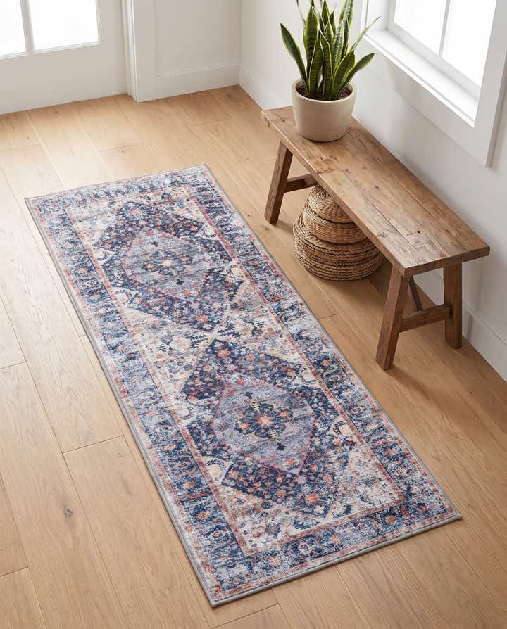 2' x 5' Washable Yara Runner Rug
