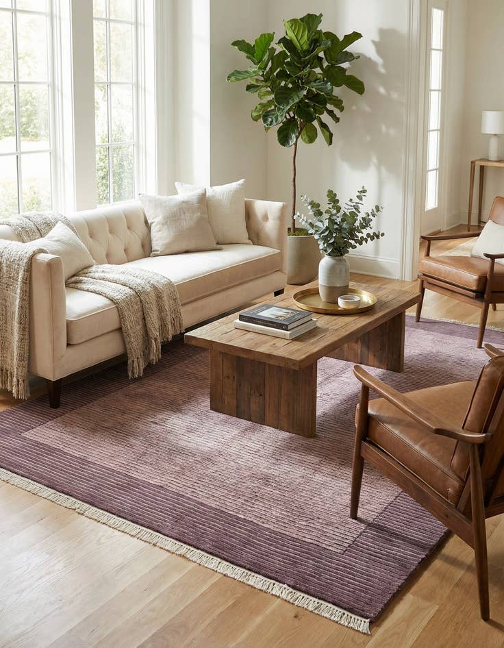 Detail image of 4' 11 x 6' 7  Hand Knotted Darya Wool Rug