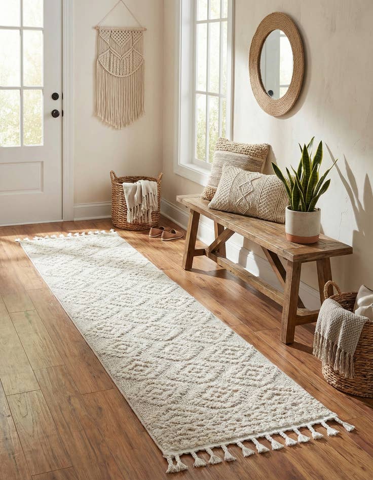 Detail image of  2' x 8' Boho Runner Rug