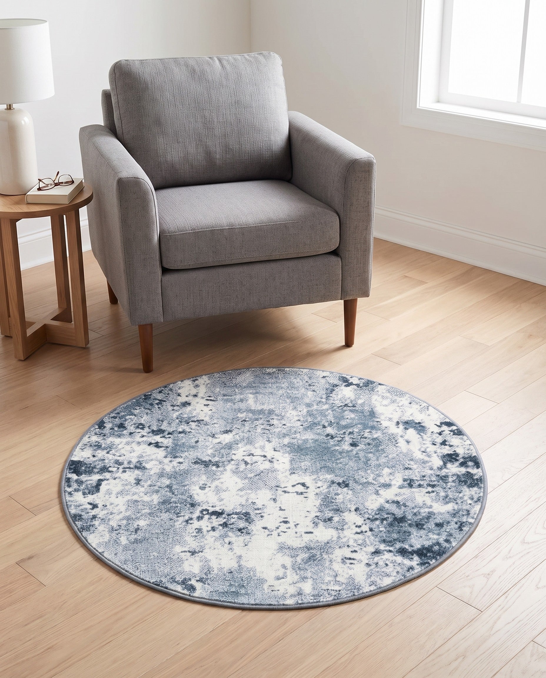 3' x 3' Aurora Round Rug