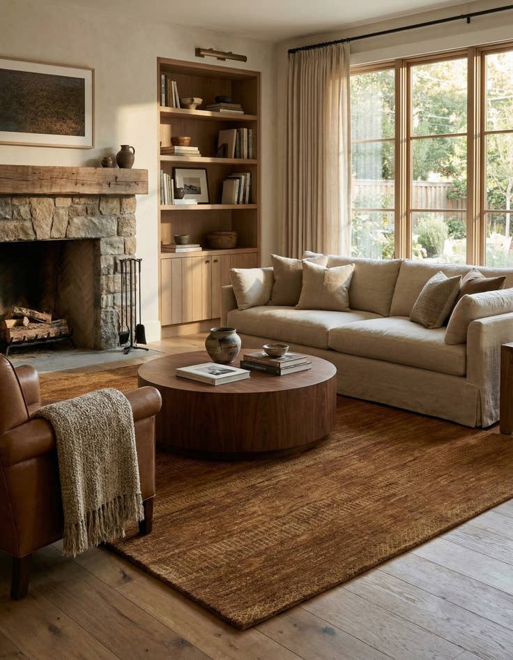 Detail image of 5' 5 x 7' 4 Juma Wool Rug