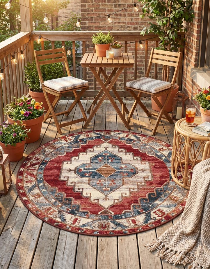 4' x 4' Easy-Clean Traditional Indoor / Ou...