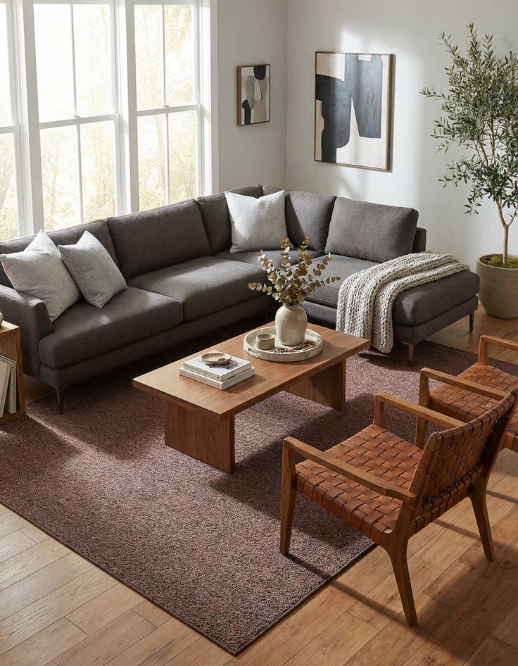 Detail image of 9' x 12'  Washable Modern Indoor / Outdoor Rug