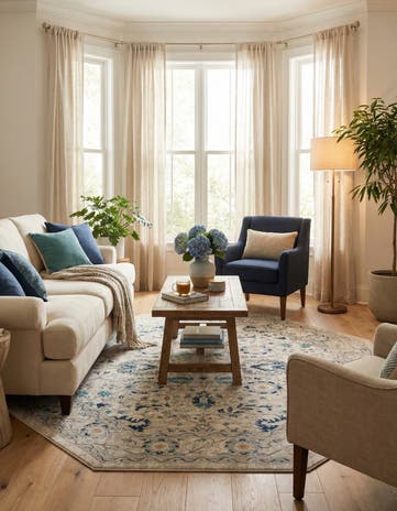 7' 10 x 7' 10 Stockholm Octagon Rug