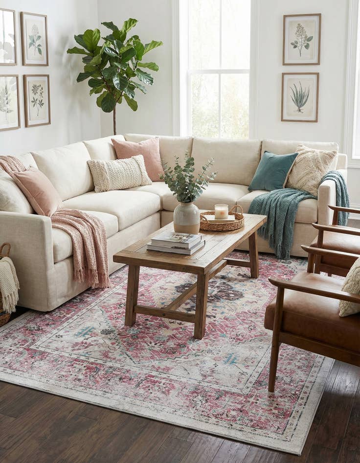 Detail image of  6' x 9'  Washable Yara Rug