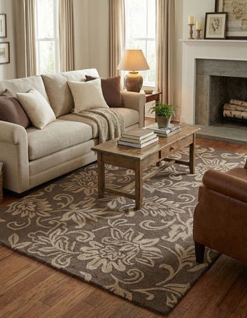 5' x 8' Agra Wool Rug