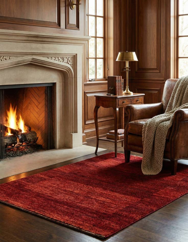 Detail image of 2' 7 x 3' 10  Hand Knotted Kashkuli Rug