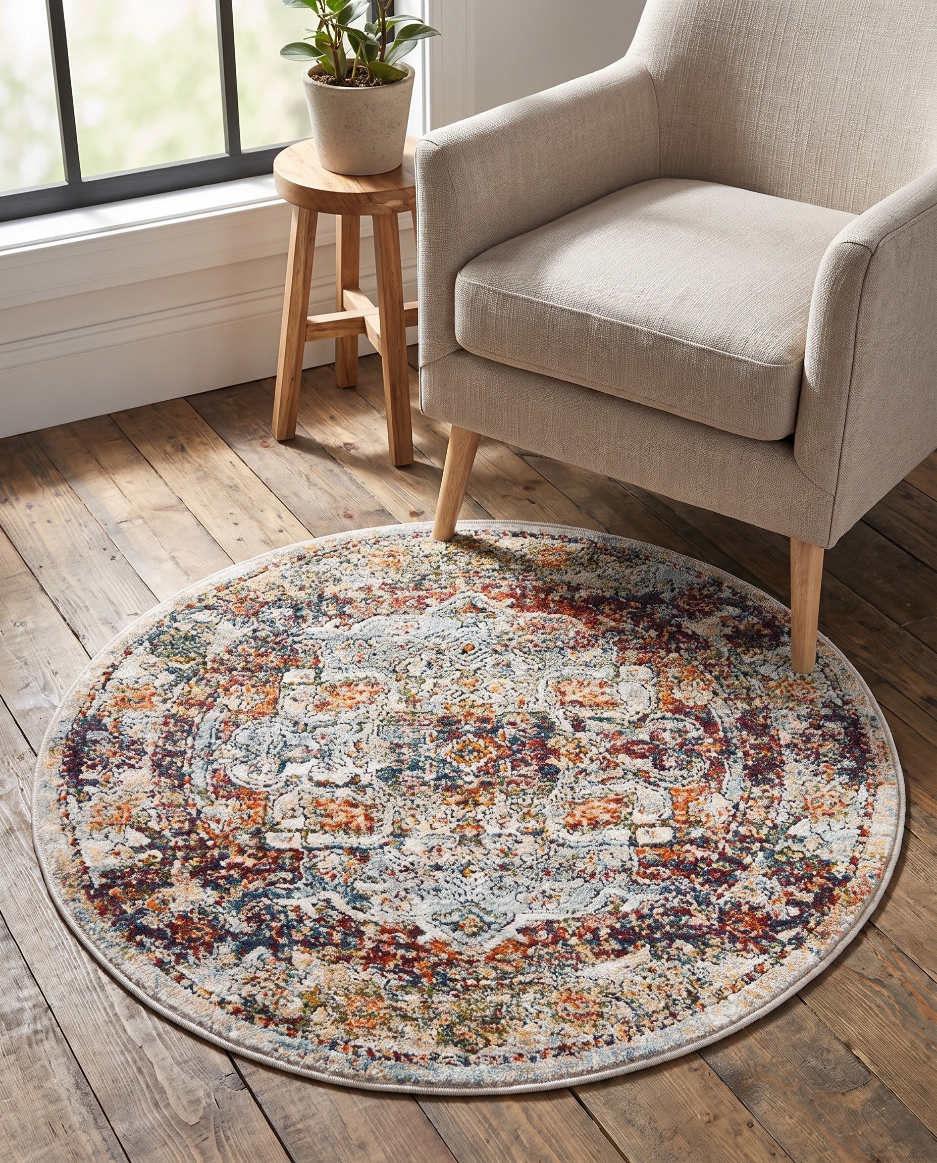 3' 3 x 3' 3 Isabella Round Rug