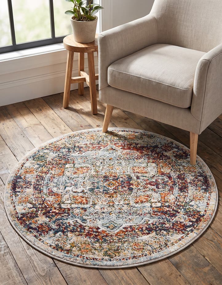 3' 3 x 3' 3 Isabella Round Rug