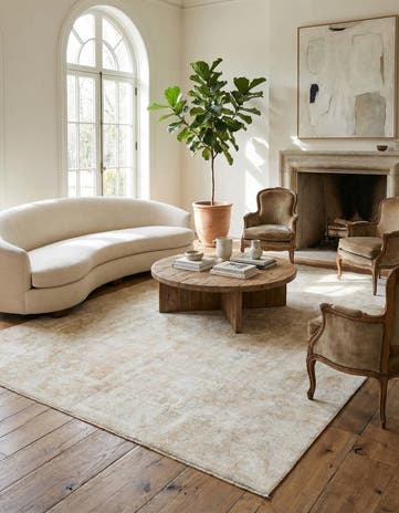 7' 10 x 10' 6 Hand Knotted Ultra Vintage Persian Wool Rug