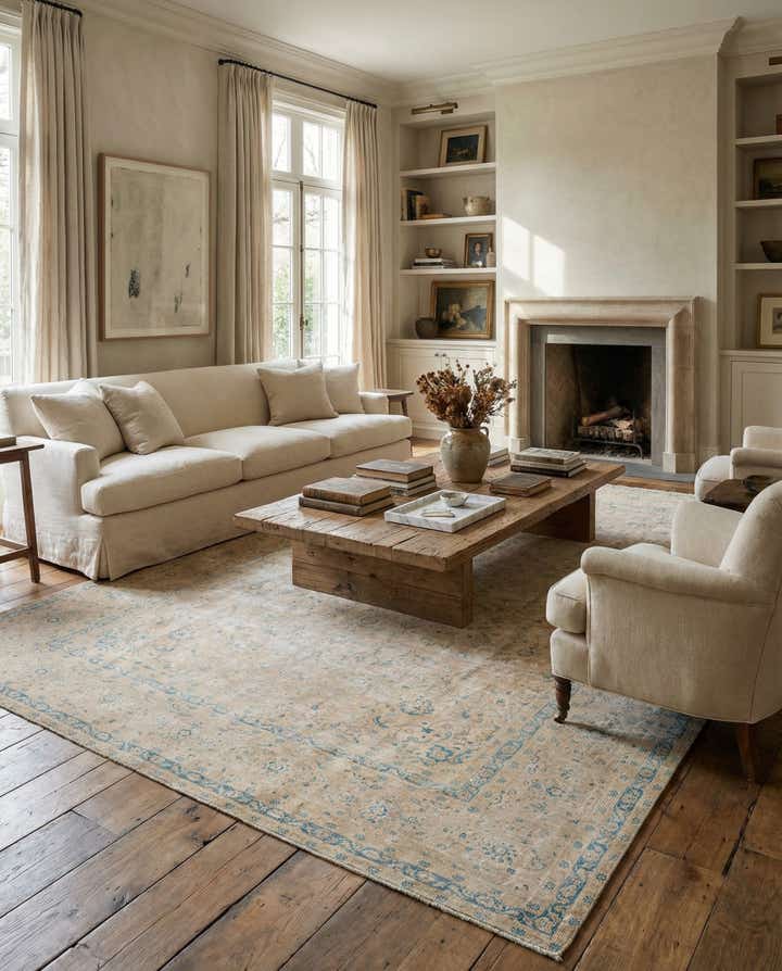 8' 10 x 12' 8 Hand Knotted Ultra Vintage Persian Wool Rug