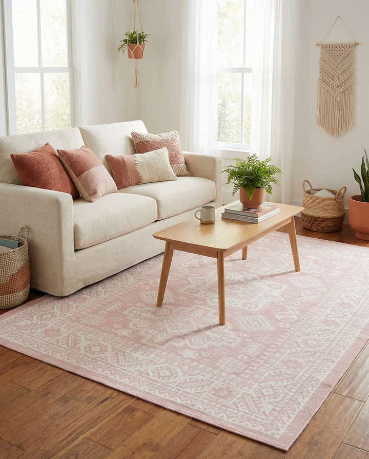 6' x 9' Easy-Clean Aztec Indoor / Outdoor Rug