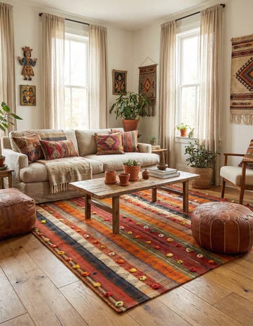 4' 7 x 7' 2 Jajim Rug