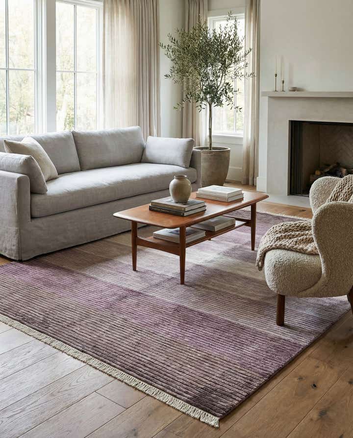 4' 11 x 6' 5 Hand Knotted Darya Wool Rug