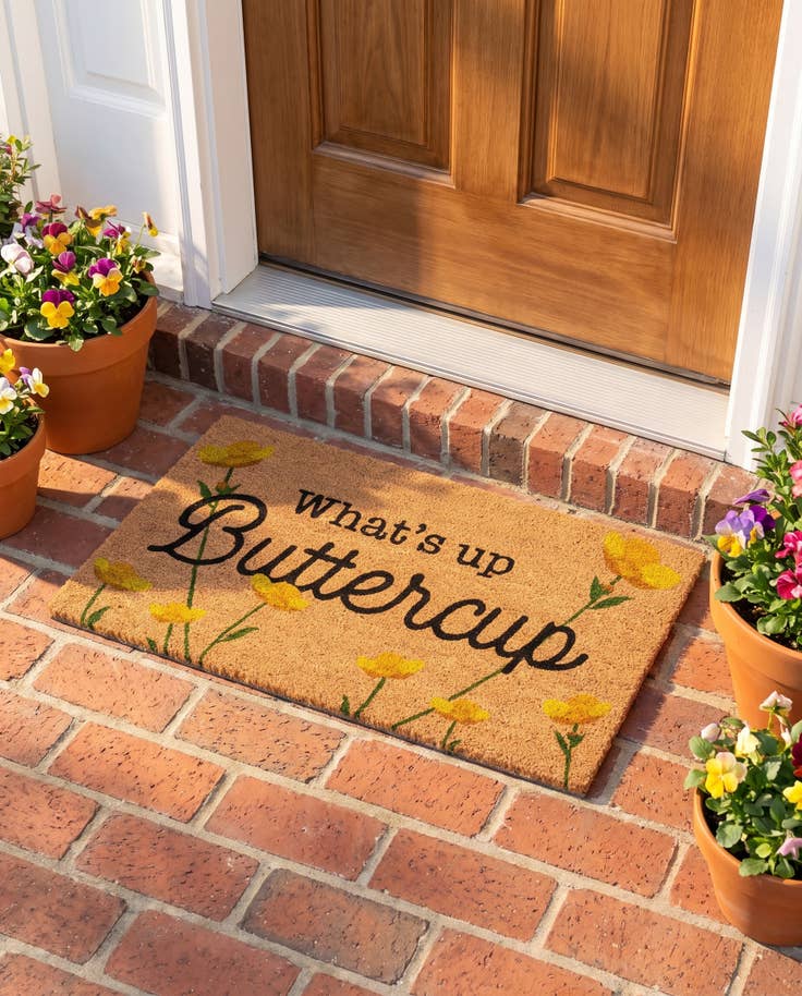 Detail image of 1' 6 x 2' 6 Buttercup Doormat