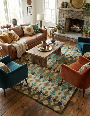 8' x 9' 10 Luna Wool Rug